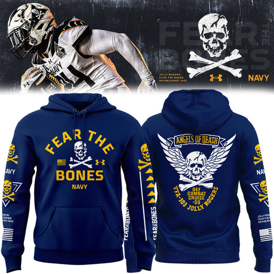 Angel Of Death Jolly Rogers Navy Midshipmen Hoodie Gifts For Boyfriend