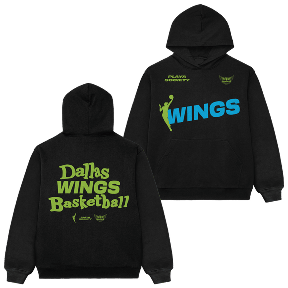 Playa Society Merch Playa Society WNBA Wings Hoodie