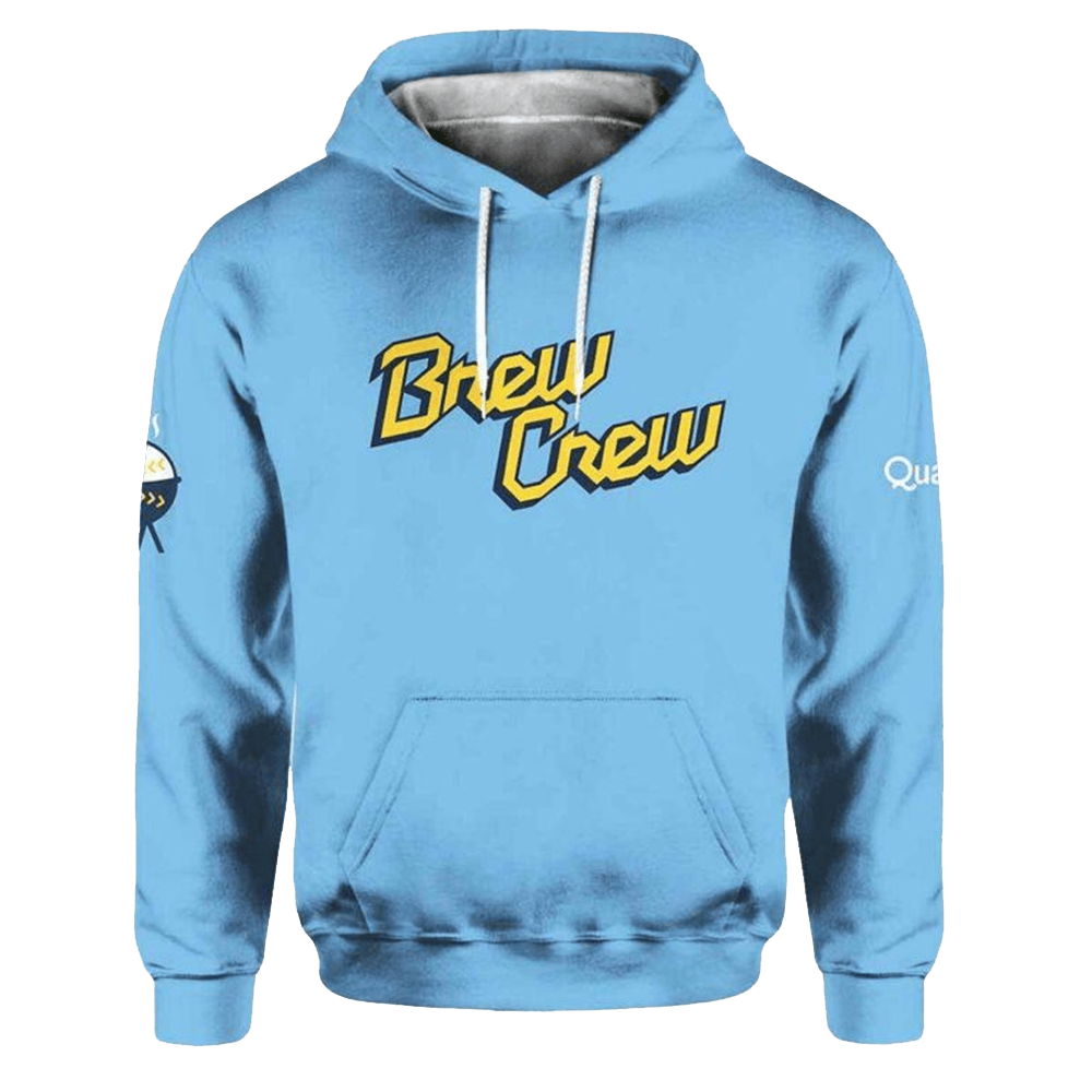 2025 Brewers Hoodie Milwaukee Brewers Merch Simple FatherS Day Gift Ideas