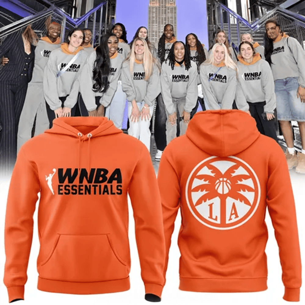 WNBA Los Angeles Sparks X Essentials 2025 Orange Hoodie
