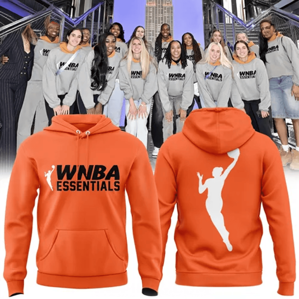 WNBA X Essentials 2025 Orange Hoodie