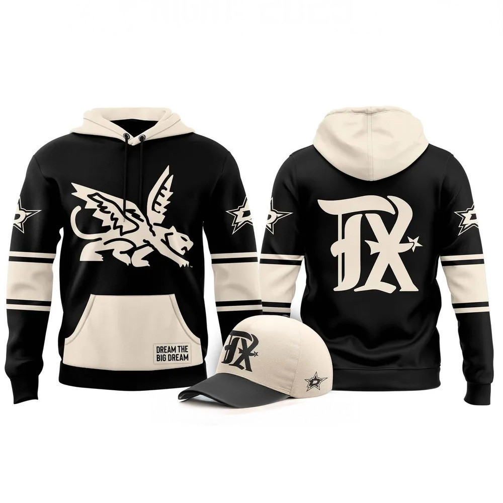 2025 Texas Rangers X Dallas Stars Night Edition Hoodie For Husband