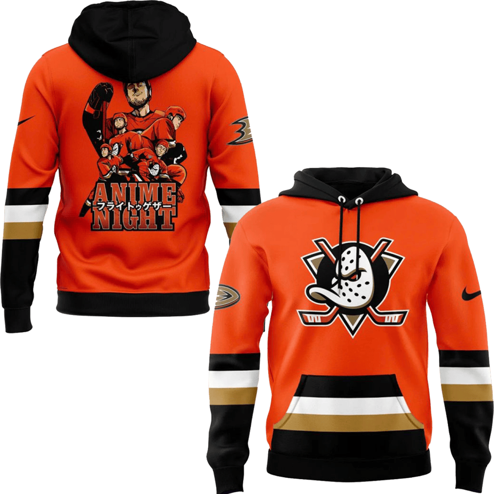 Anaheim Ducks Anime Night 2025 Hoodie