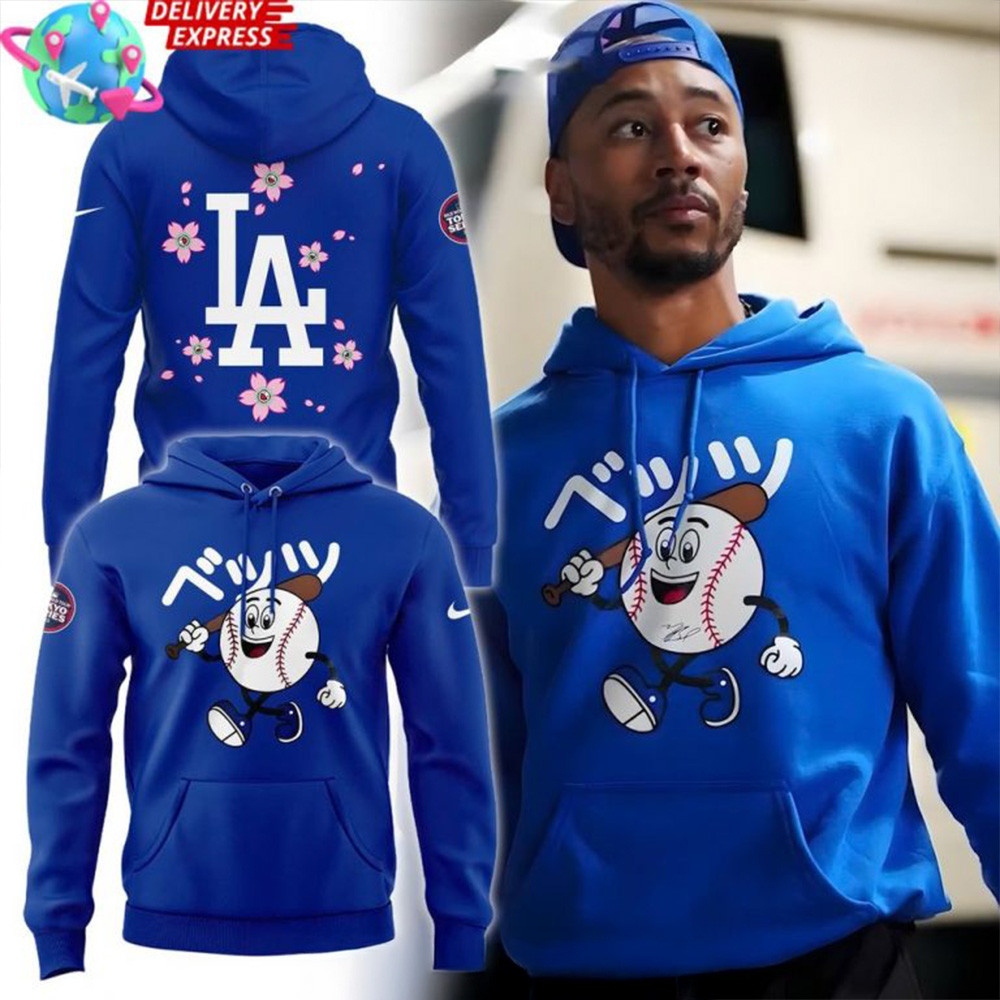 2025 Tokyo Series Los Angeles Dodgers Edition Hoodie Best For Husband