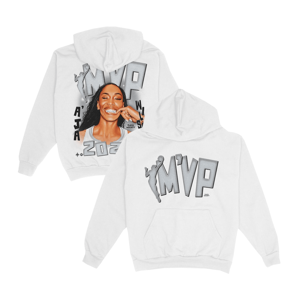 Mvp AJa Wilson Hoodie Las Vegas Aces WNBA Basketball Fan Gift