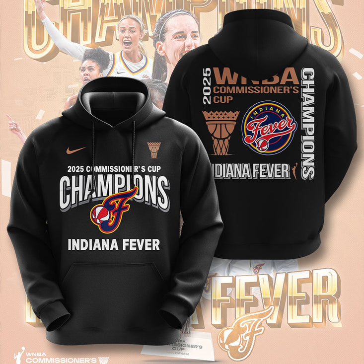 Indiana Fever 2025 WNBA CommissionerS Cup Champions Hoodie