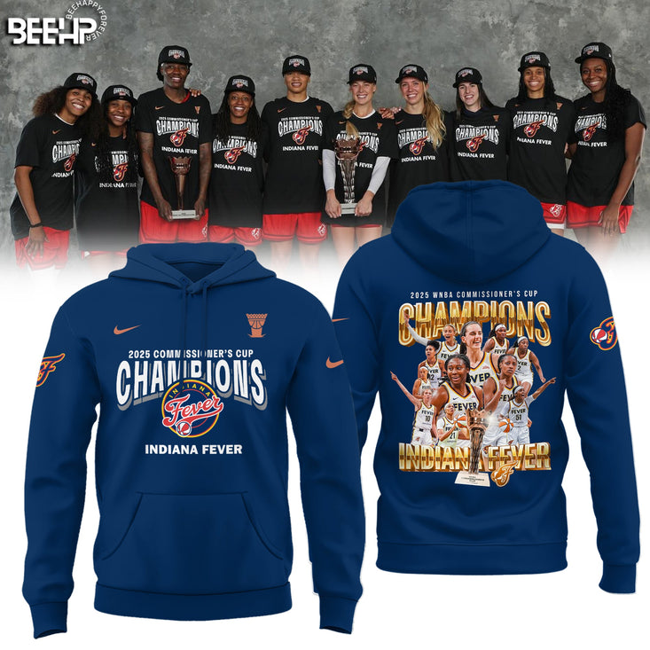 Indiana Fever 2025 WNBA CommissionerS Cup Champions Hoodie