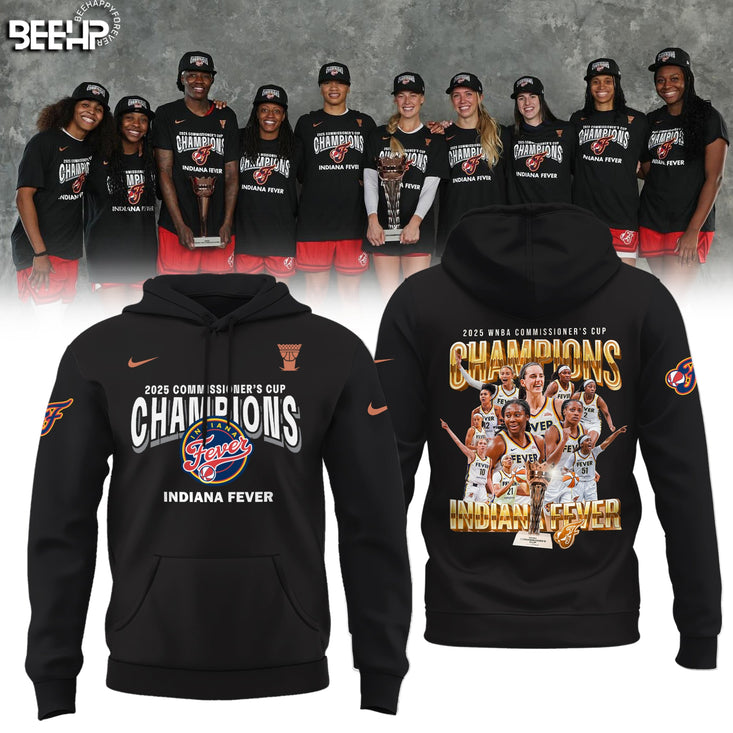Indiana Fever 2025 WNBA CommissionerS Cup Champions Hoodie