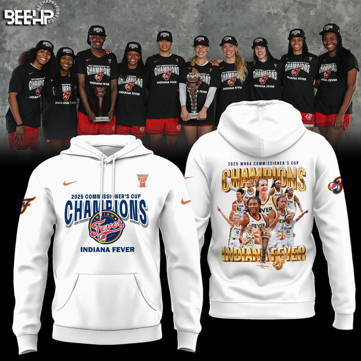 Indiana Fever 2025 WNBA CommissionerS Cup Champions Hoodie