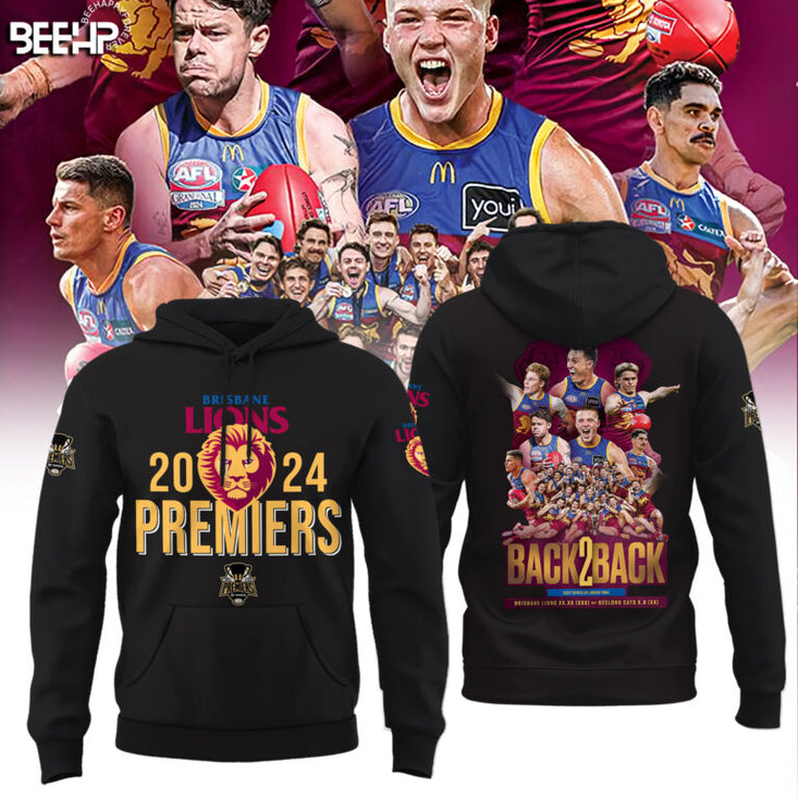 Brisbane Lions 2025 Premiers Hoodie