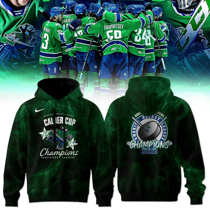 Abbotsford Canucks  2025 Calder Cup Champions Hoodie