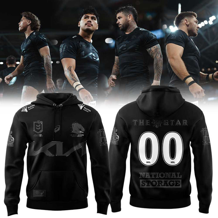 Brisbane Broncos Our 2025 Black New Hoodie
