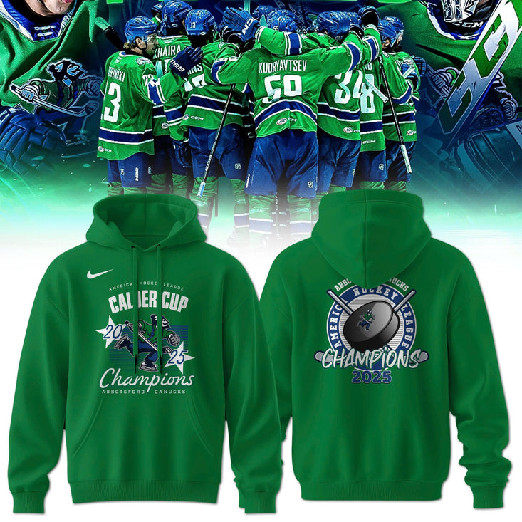 Abbotsford Canucks  2025 Calder Cup Champions Hoodie