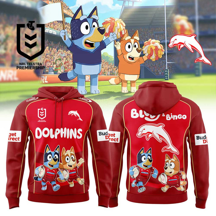 Dolphins X Bluey And Bingo Hoodie