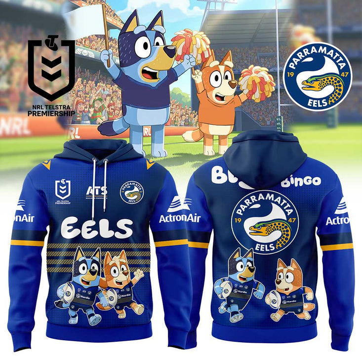 Parramatta Eels X Bluey And Bingo Hoodie