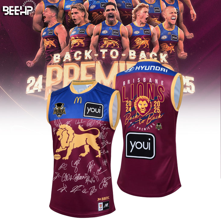 Brisbane Lions 2025 Premiers Jersey