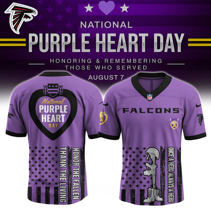 Atl X Purple Heart Day Jersey Limited Edition