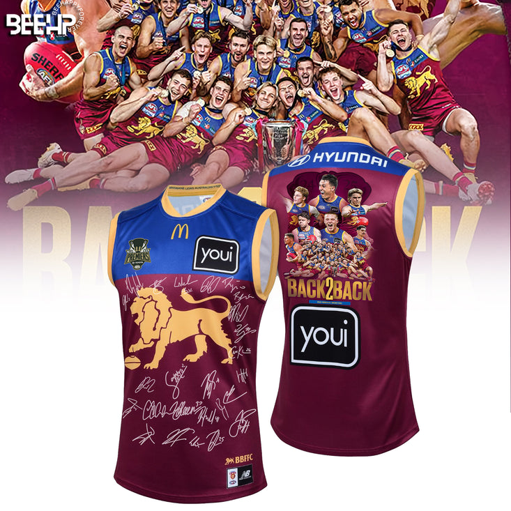 Brisbane Lions 2025 Premiers Jersey