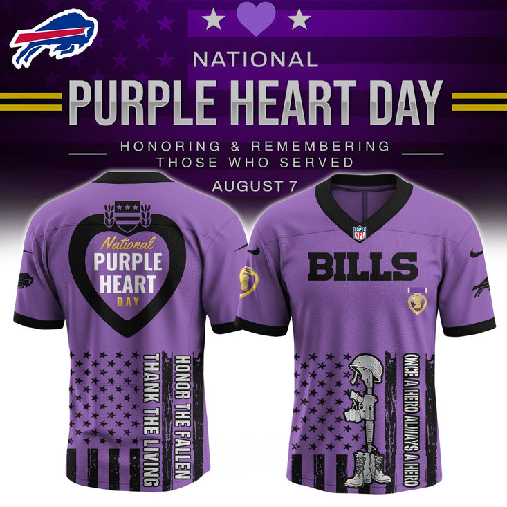 Buf X Purple Heart Day Jersey Limited Edition