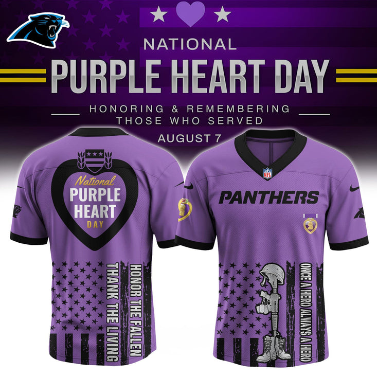 Car Purple Heart Day Jersey Limited Edition