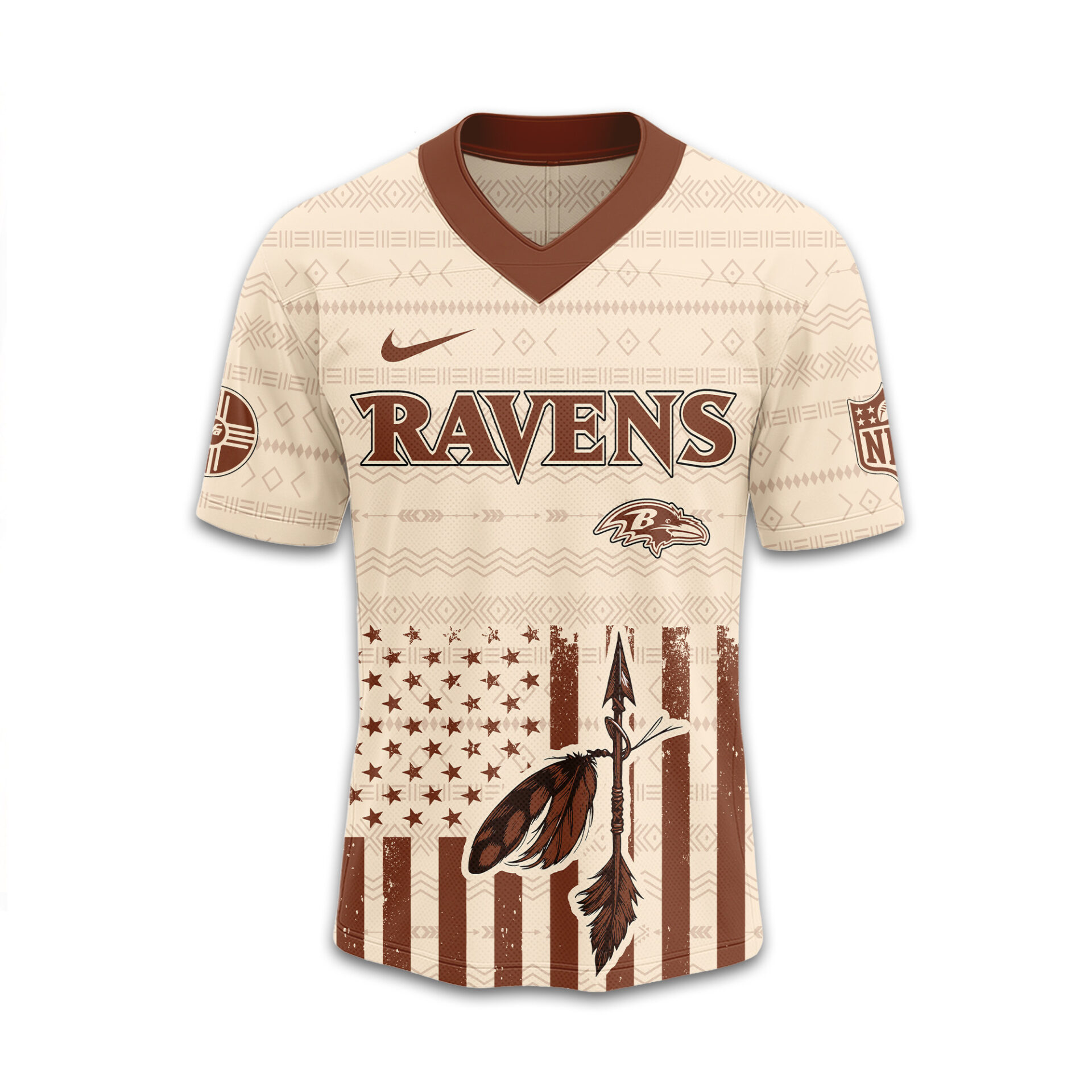 Baltimore Ravens  Premium Native American Jersey - Image 3