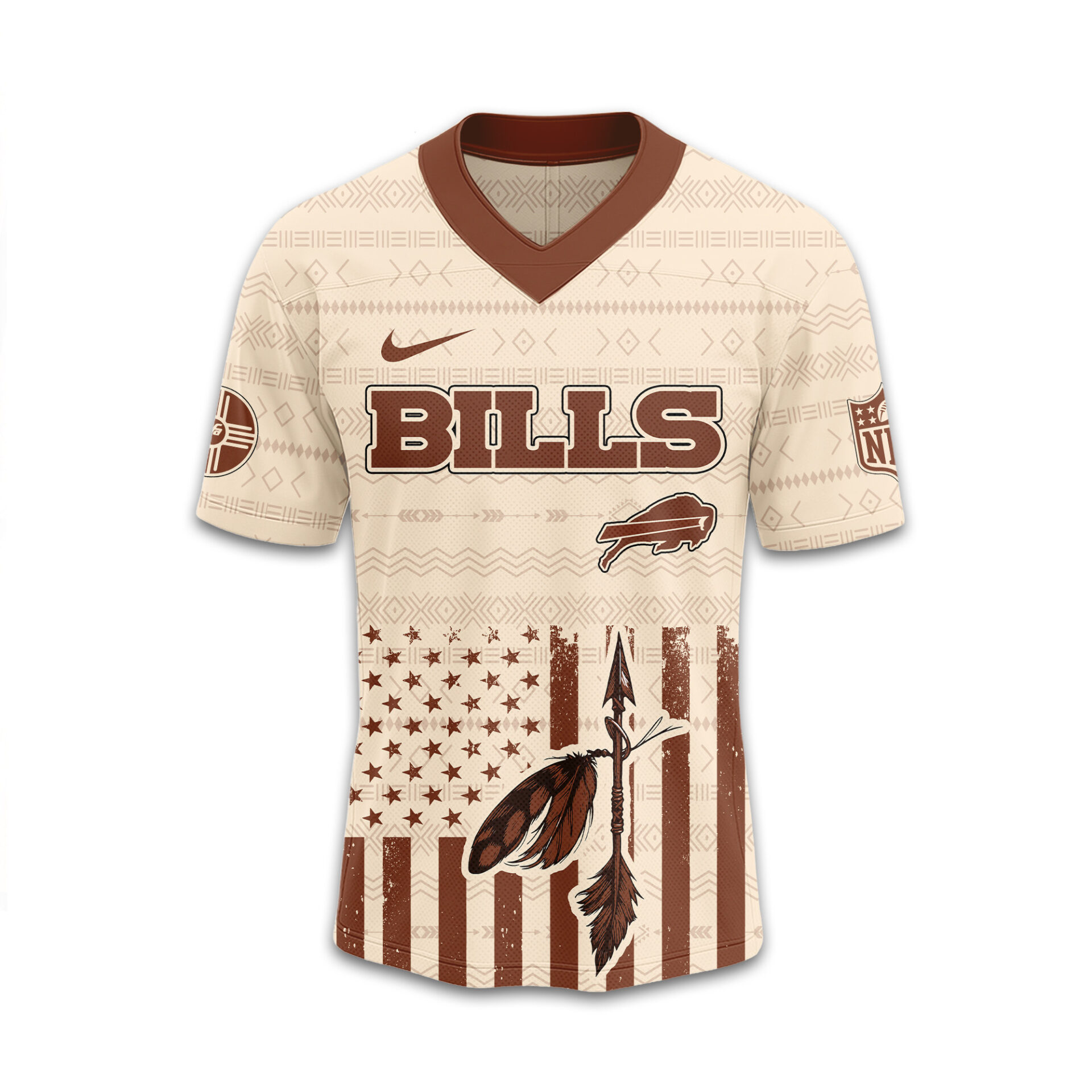 Buffalo Bills  Premium Native American Jersey - Image 3