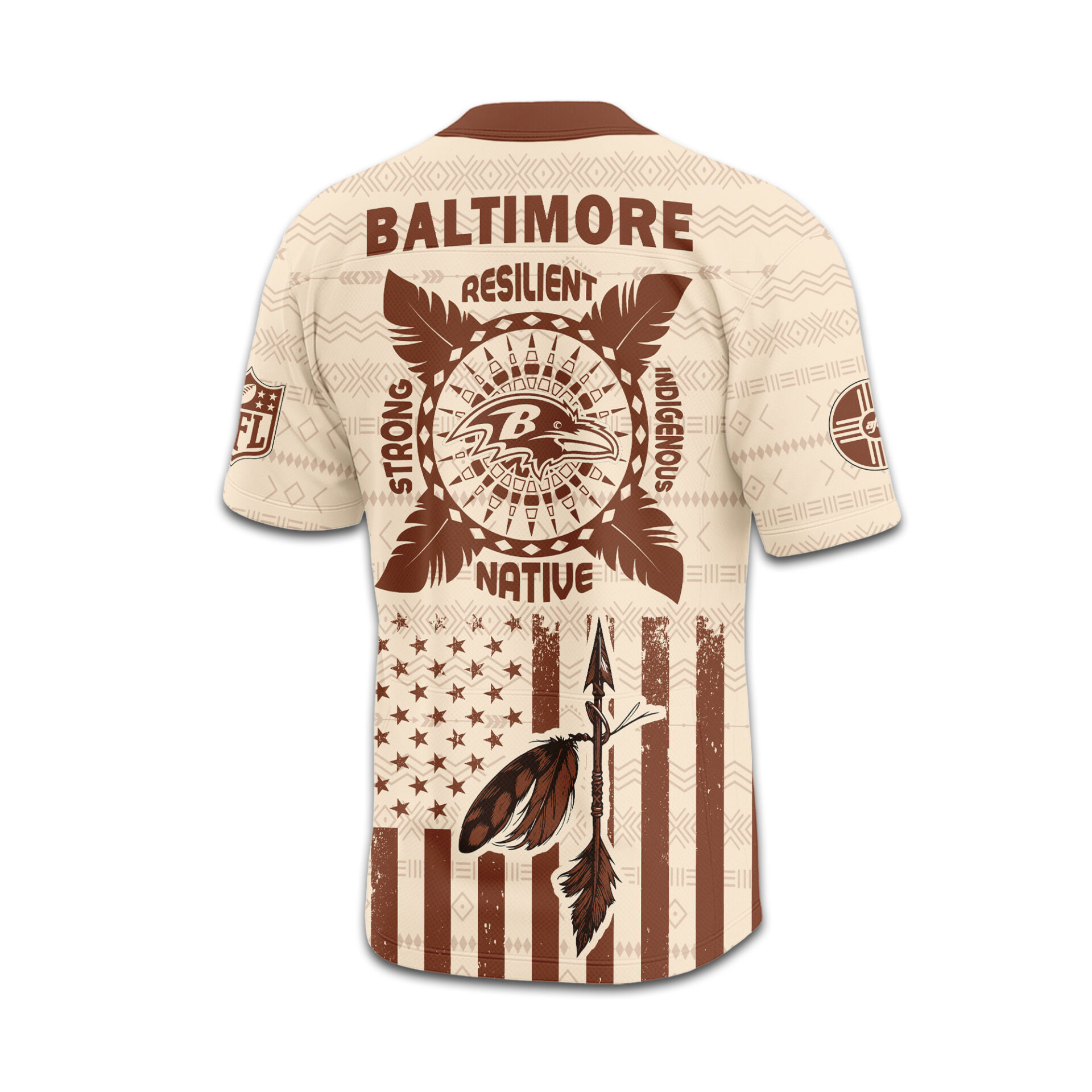 Baltimore Ravens  Premium Native American Jersey - Image 4