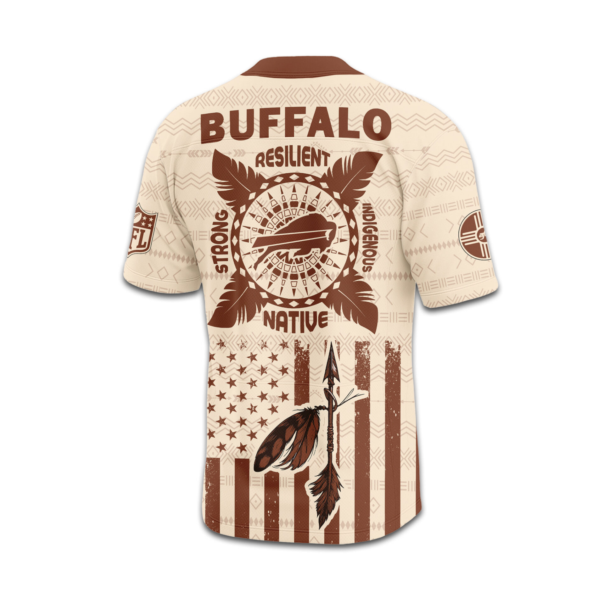 Buffalo Bills  Premium Native American Jersey - Image 4