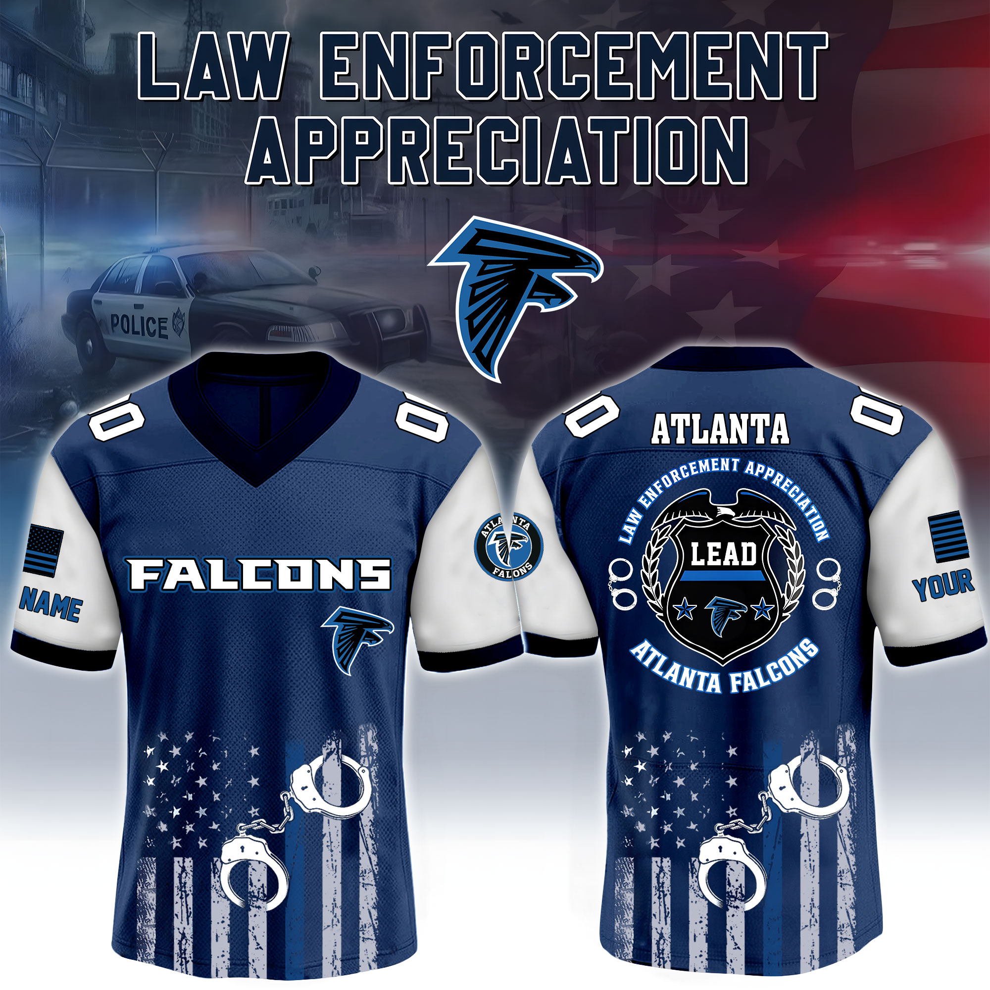 Atlanta Falcons X Law Enforcement Appreciation Jersey