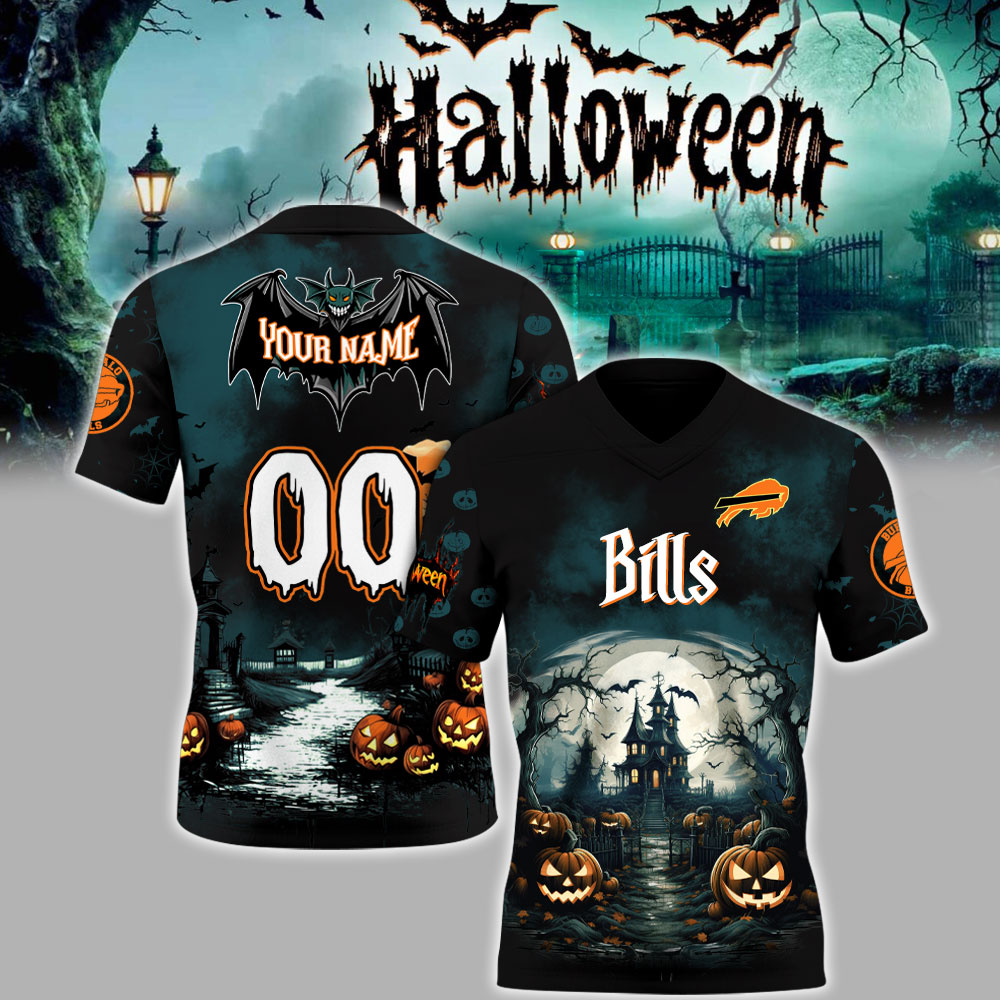 Buffalo Bills X Halloween Football Jersey