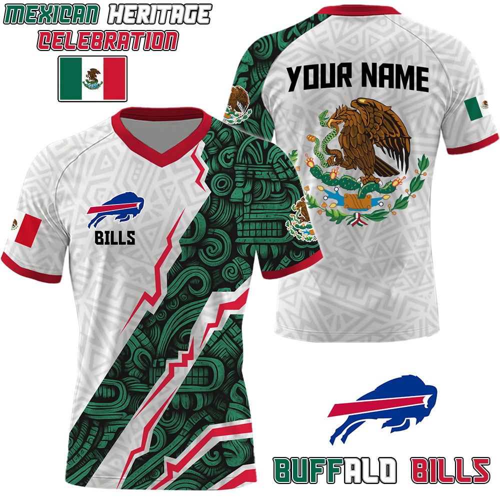 Buffalo Bills X Mexican Heritage Celebration Football Jersey