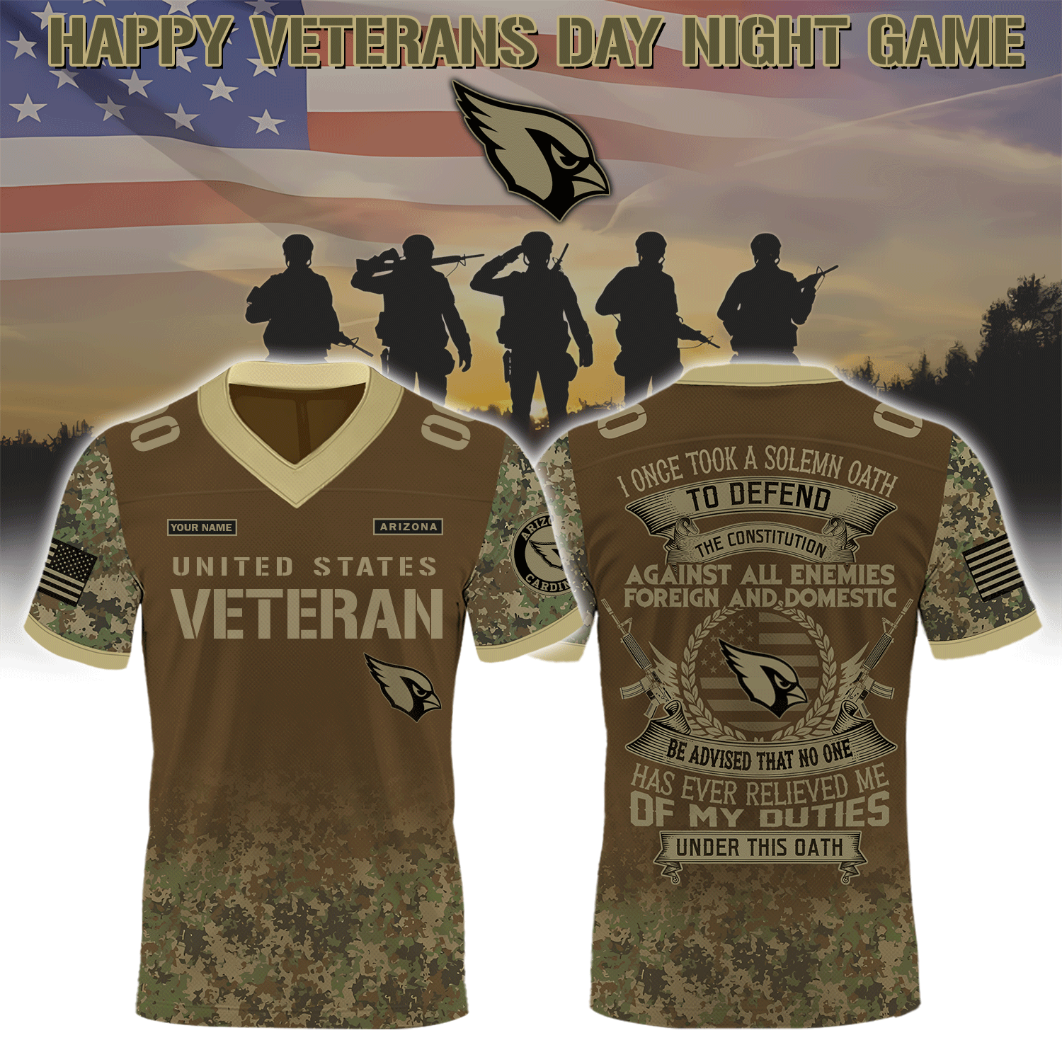 Arizona Cardinals X Salute To Veterans Jersey 2025
