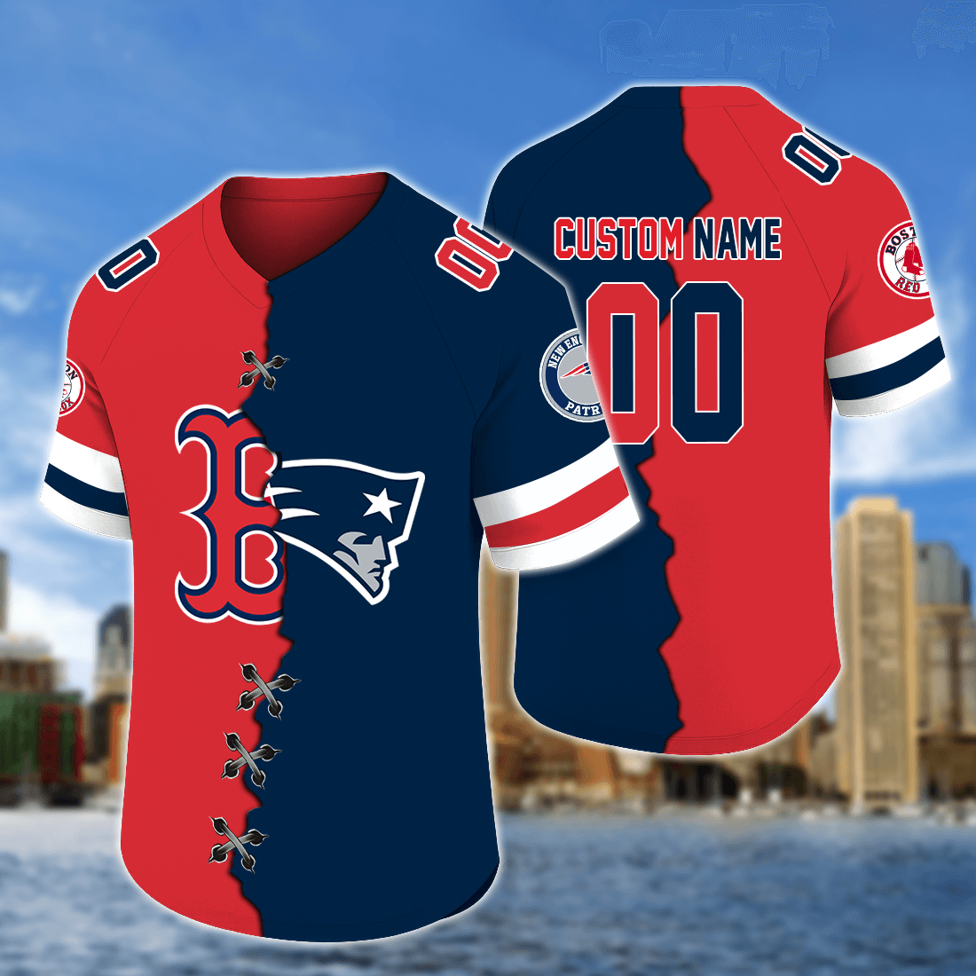Boston Red Sox X New England Patriots Jersey