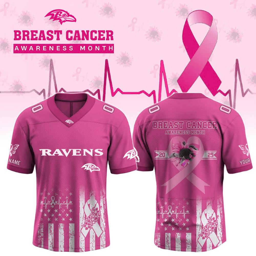 Baltimore Ravens X Breast Cancer Awareness Month Jersey