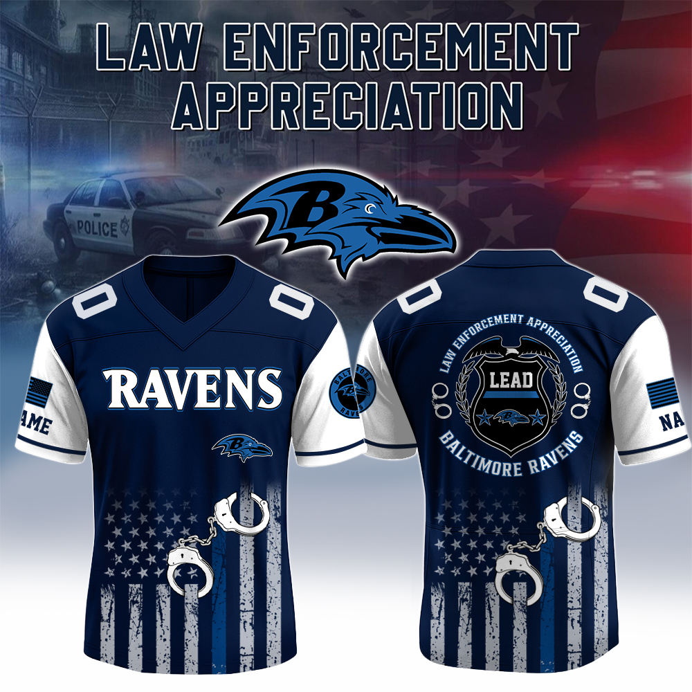 Baltimore Ravens X Law Enforcement Appreciation Jersey