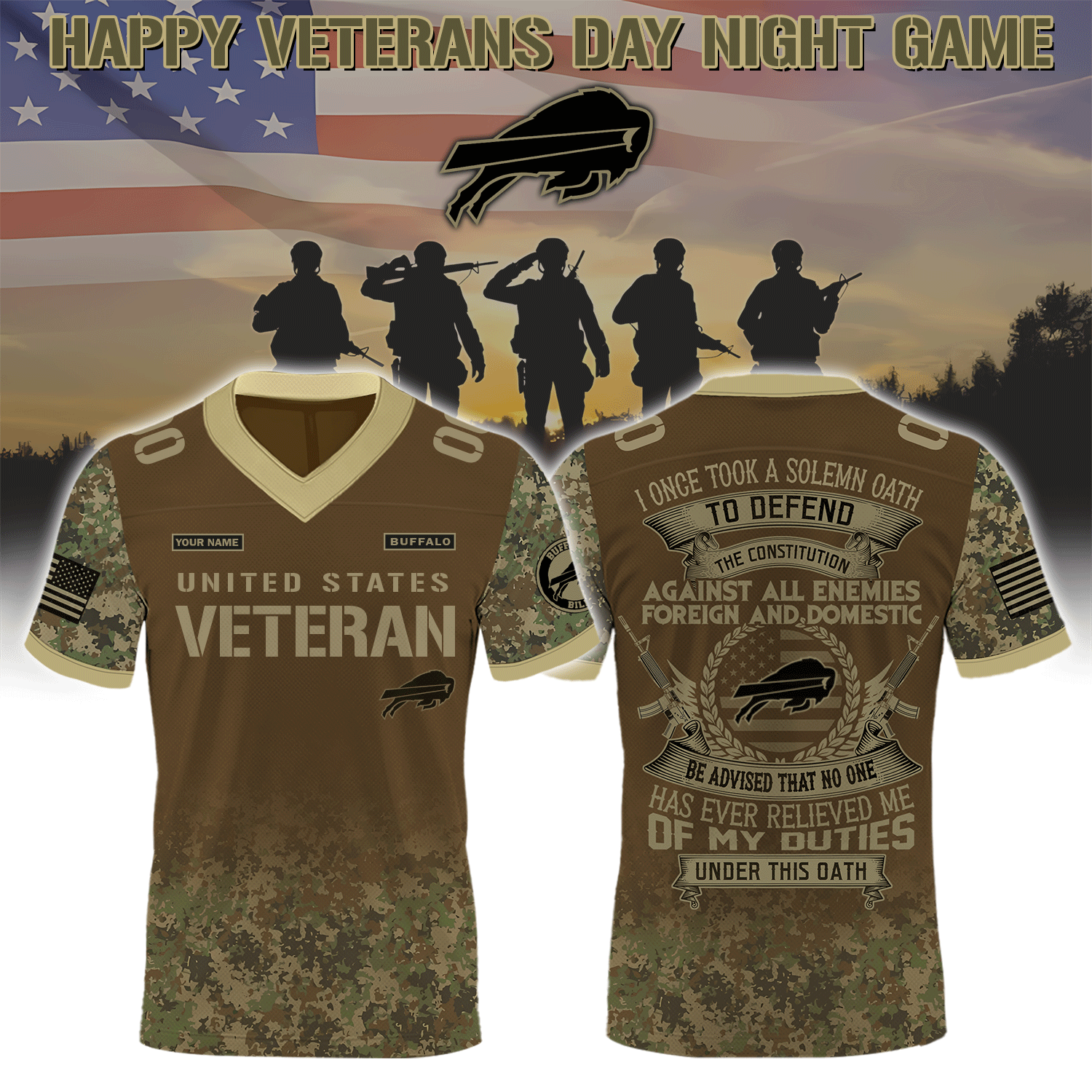 Buffalo Bills X Salute To Veterans Jersey 2025