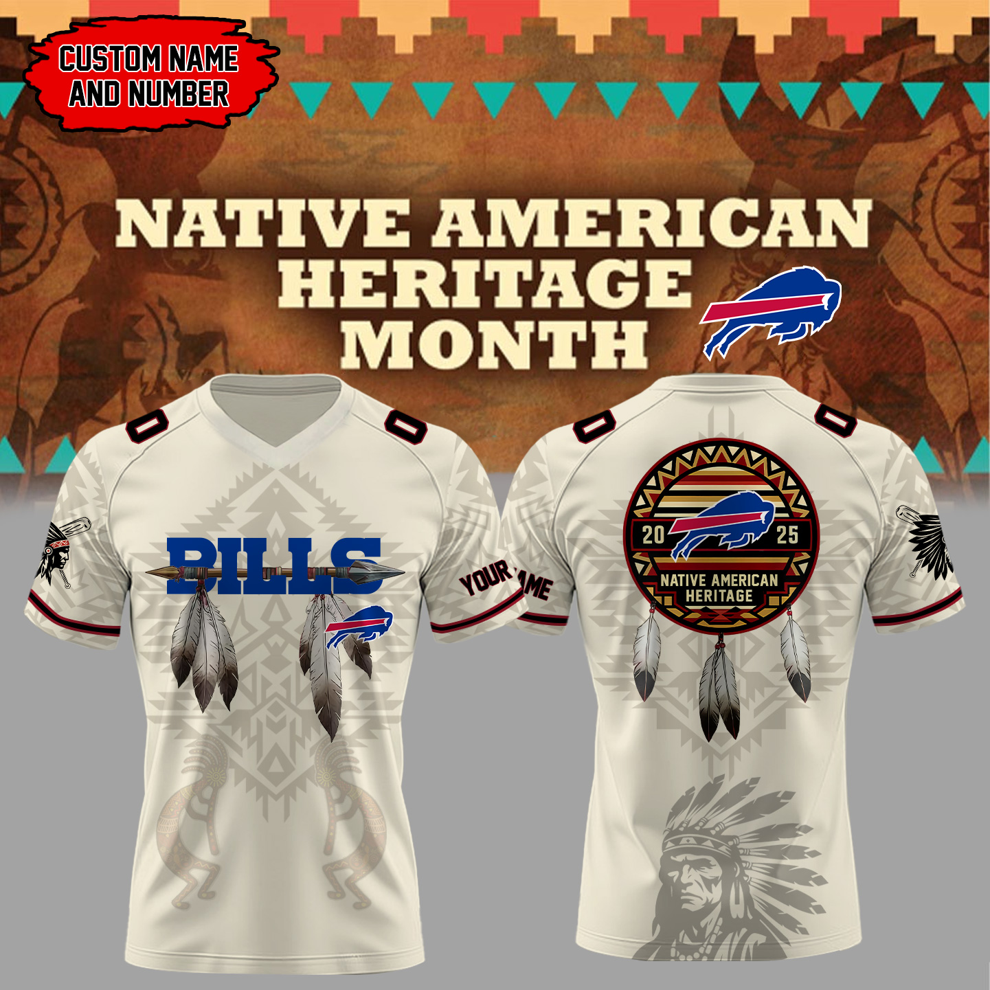 Buffalo Bills Native American Heritage Month Jersey