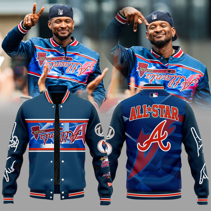 Atlanta Braves Peace Up A-Town Down Bomber Jacket