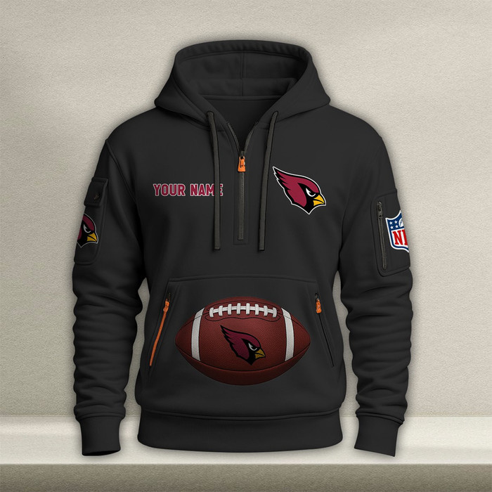 Arizona Cardinals Quarter Zip Hoodie
