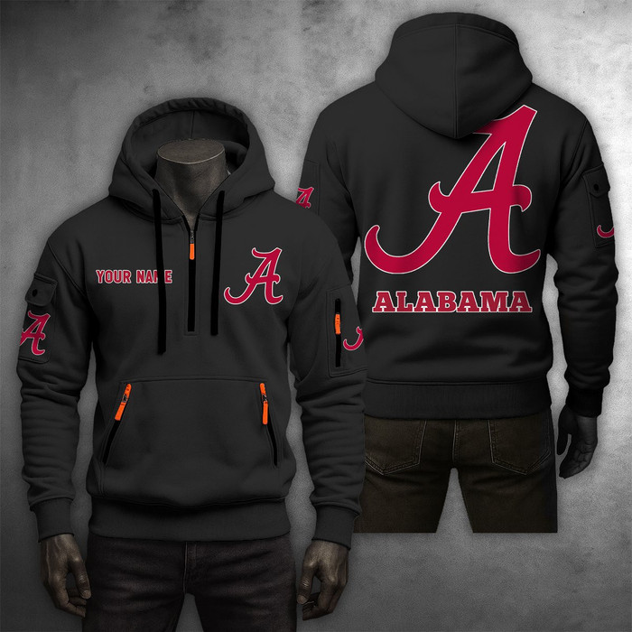Alabama Crimson Tide Quarter Zip Hoodie
