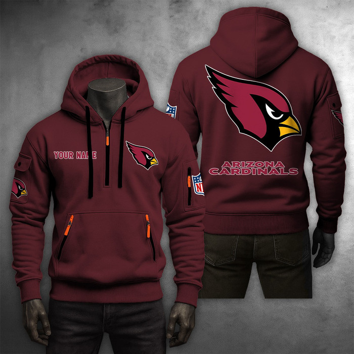 Arizona Cardinals Quarter Zip Hoodie