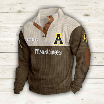 Appalachian State Mountaineers Football Button Quarter Long Shirt