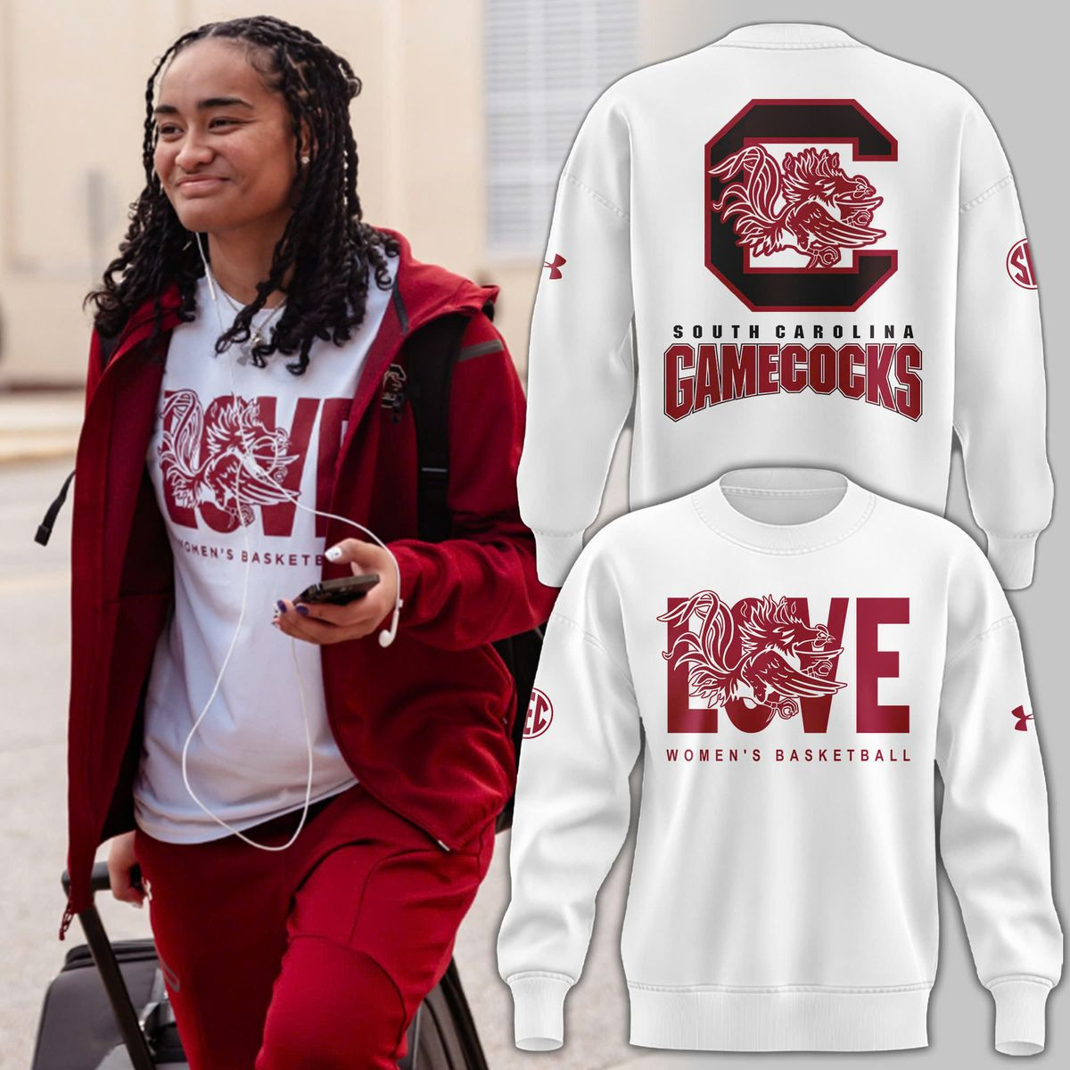 South Carolina Gamecocks WomenS Basketball Sweatshirt Gifts For Fans