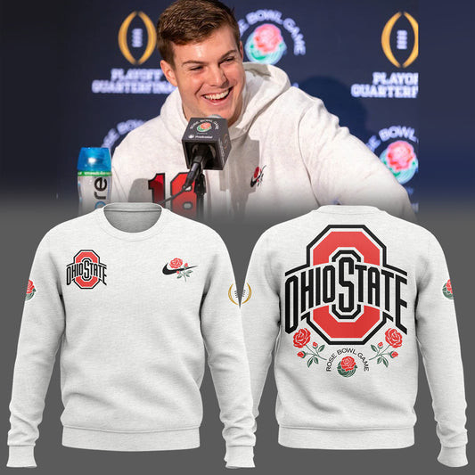 Ohio State Buckeyes X Rose Bowl Sweatshirt Gifts For Football Fan