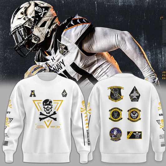 Jolly Rogers Navy Midshipmen Sweatshirt Best Football Gifts For Him