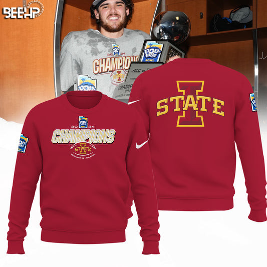 2024 Pop Tarts Bowl Champions Iowa State Football Sweatshirt