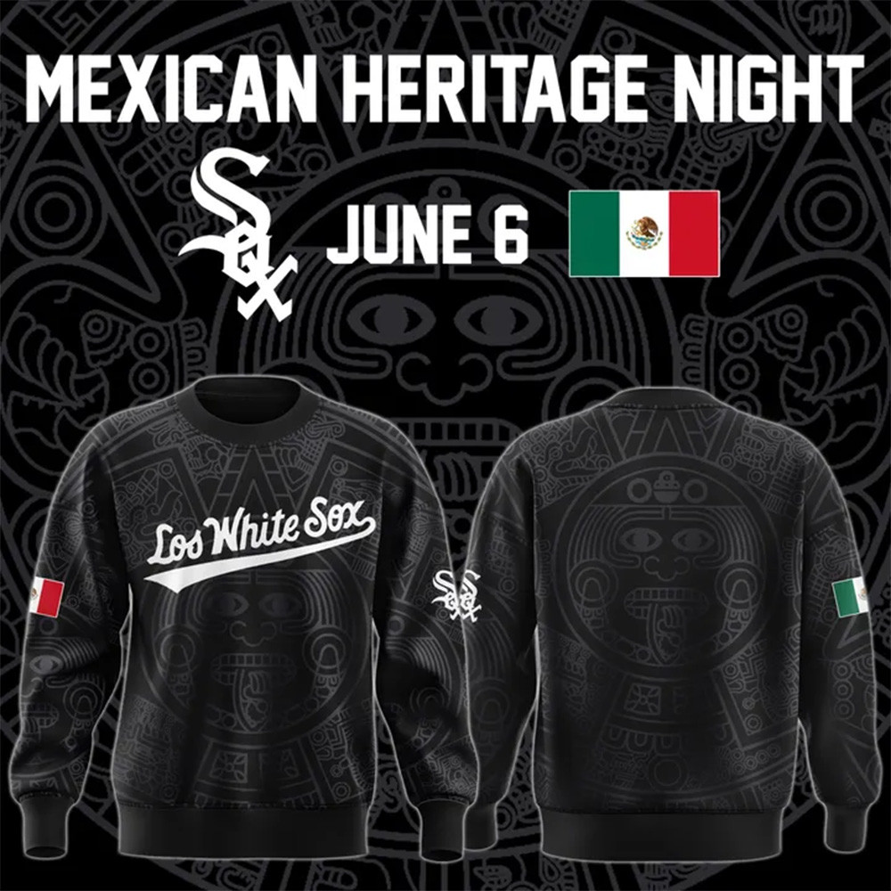 New Chicago White Sox Mexican Heritage Night Sweatshirt Special 2025 Baseball Themed Gifts