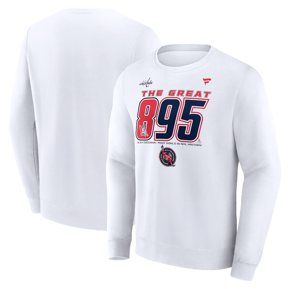 Alexander Ovechkin 895 Sweatshirt Washington Capitals Merch FatherS Day Gifts For Hockey Fan