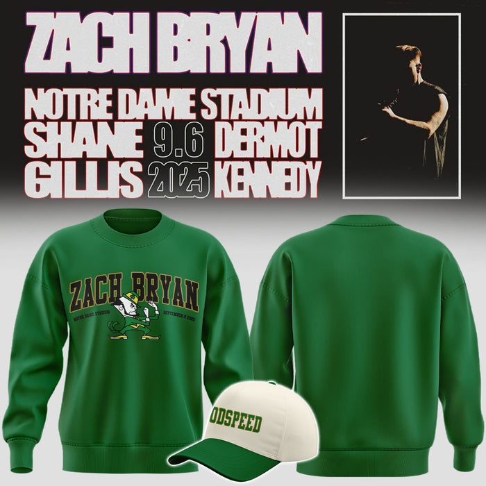 Exclusive Version Zach Bryan X Notre Dame 2025 Sweatshirt 