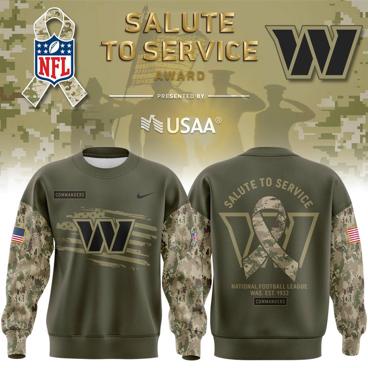 Limited Edition Veterans Day Sweatshirt From The Washington Commanders